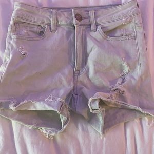 Light washed American Eagle jean shorts